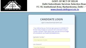 DSSSB Various Post Admit Card 2024 OUT 