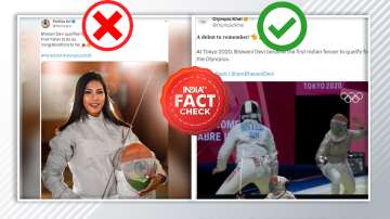 A series of misleading claims are circulating about CA Bhavani Devi's Paris Olympics qualification.