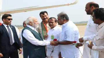 GK Vasan with PM Narendra Modi