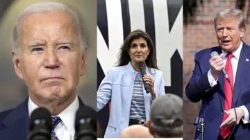 Joe Biden Nikki Haley and Donald Trump