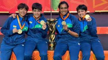 Indian women's badminton team 