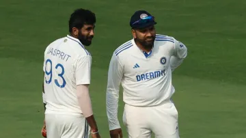 Jasprit Bumrah and Rohit Sharma