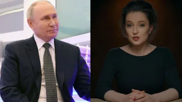 Maria Pevchikh, a Navalny ally and President Vladimir Putin