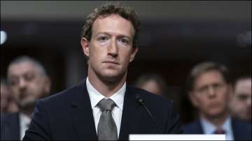 Meta CEO Mark Zuckerberg during the congressional hearing on online child safety.