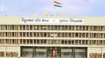 Gujarat Assembly building in Gandhinagar.