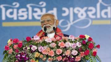 pm modi dedicates five AIIMS in INDIA, jamnagar, sudarshan setu, sudarshan setu bridge, bet dwarka, 