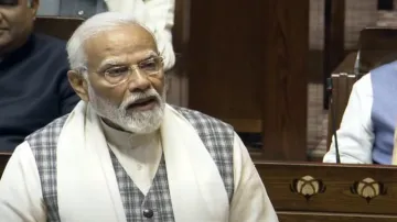 PM Modi in Rajya Sabha