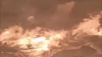 Massive fire breaks out in Baiganwadi, Adarsh Nagar in Mumbai.