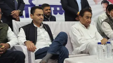 Kamal Nath with son Nakul Nath