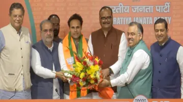 Ritesh Pandey joins BJP