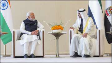 PM Modi in UAE, Zayed Al Nahyan, bilateral talks