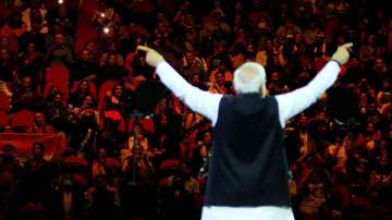 Prime Minister Narendra Modi addressing the Indian Diaspora in Australia last year