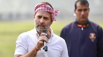 Congress leader Rahul Gandhi during the Bharat Jodo Nyaya Yatra.