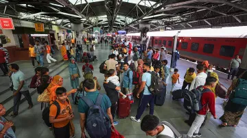 Passengers at a Railway Station. (Representational image)