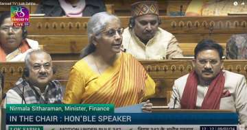 Nirmala Sitharam in Parliament