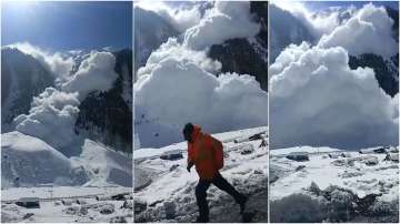Snow avalanche, avalanche in J-K, snow avalanche in Sonmargm, avalanche in Kashmir