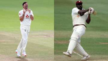 James Anderson and Viv Richards, IND vs ENG 4th Test