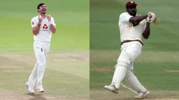 James Anderson and Viv Richards, IND vs ENG 4th Test