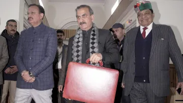 Himachal Pradesh Chief Minister Sukhvinder Singh Sukhu at Vidhan Sabha, in Shimla.