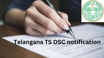 Telangana TS DSC notification released