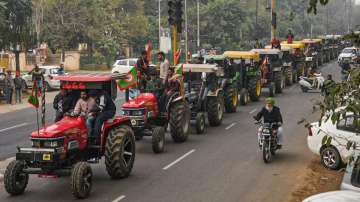 Farmers are scheduled to hold tractor march