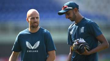 Jack Leach and Shoaib Bashir.