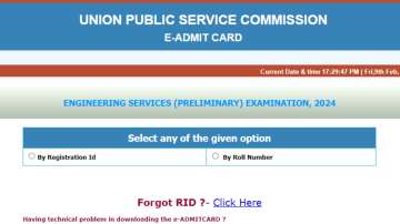 UPSC ESE Prelims 2024 admit card download link is available on upsc.gov.in
