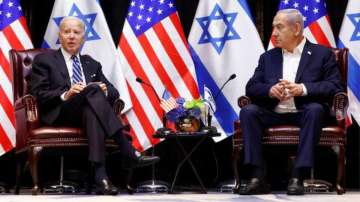 US President Joe Biden and his Israeli counterpart Benjamin Netanyahu during his visit to Jerusalem 