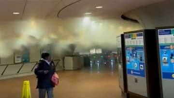 Video captured smoke spreading inside a metro station in DC as passengers told to evacuate