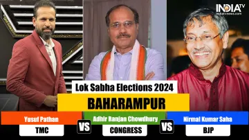 Lok Sabha elections, Baharampur, Yusuf Pathan, Adhir Ranjan Chowdhury