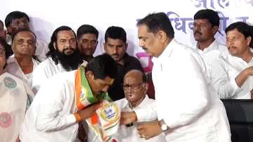Ajit Pawar loyalist Bajarang Sonawane joins Sharad Pawar-led NCP