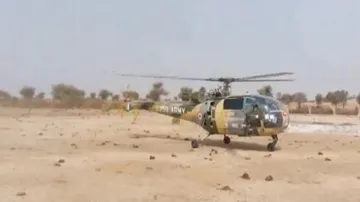 Chetak emergency landing, IAF chopper emergency landing, Army chopper emergency landing, Rajasthan