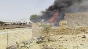 Tejas fighter aircraft crashes in Rajasthan's Jaisalmer