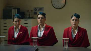 Kareena Kapoor, Tabu and Kriti Sanon in Crew