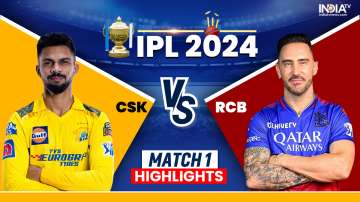 CSK vs RCB IPL 2024 live score