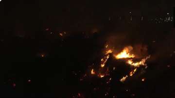 noida fire, Uttar Pradesh news, Noida Sector 32 fire, Horticulture dumping yard set on fire, unknown