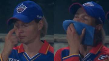 Delhi Capitals skipper Meg Lanning failed to stop tears from falling from her eyes after the WPL 2024 final loss