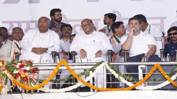 Top I.N.D.I.A bloc leaders attend maharally at Ramlila maidan