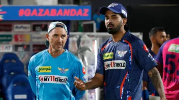 Justin Langer and KL Rahul.