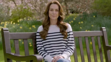 Screengrab from Kate Middleton's recent video 