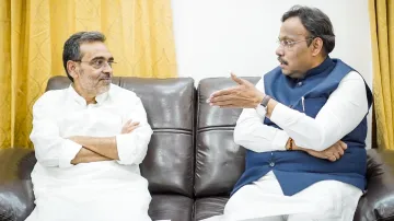 Upendra Kushwaha and Vinod Tawde