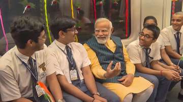 PM Modi in Kolkata, India first underwater metro inauguration, prime minister narendra modi, modi in