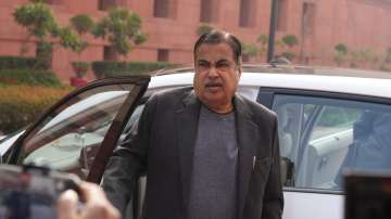 Union Minister of Road Transport & Highways Nitin Gadkari at Parliament House complex. (File photo)