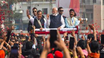 PM Narendra Modi and Assam CM Himanta Biswa Sarma
