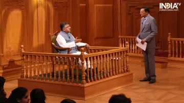 Ravi Shankar Prasad in Aap Ki Adalat with Rajat Sharma 