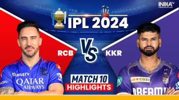 RCB vs KKR IPL 2024 live cricket score and updates