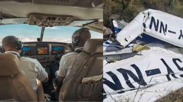 A Safari Link aircraft en route to Diani was involved in a mid-air collision 