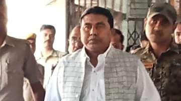 Trinamool Congress leader Sheikh Shahjahan, accused of sexual violence and land grabbing in Sandeshkhali village, in North 24 Parganas.