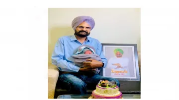 Sidhu Moosewala parents welcome baby boy, Sidhu Moosewala father BALKAUR SINGH shares image of newly