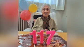 Maria Branyas Morera, world's oldest person, celebrates 117th birthday in Spain